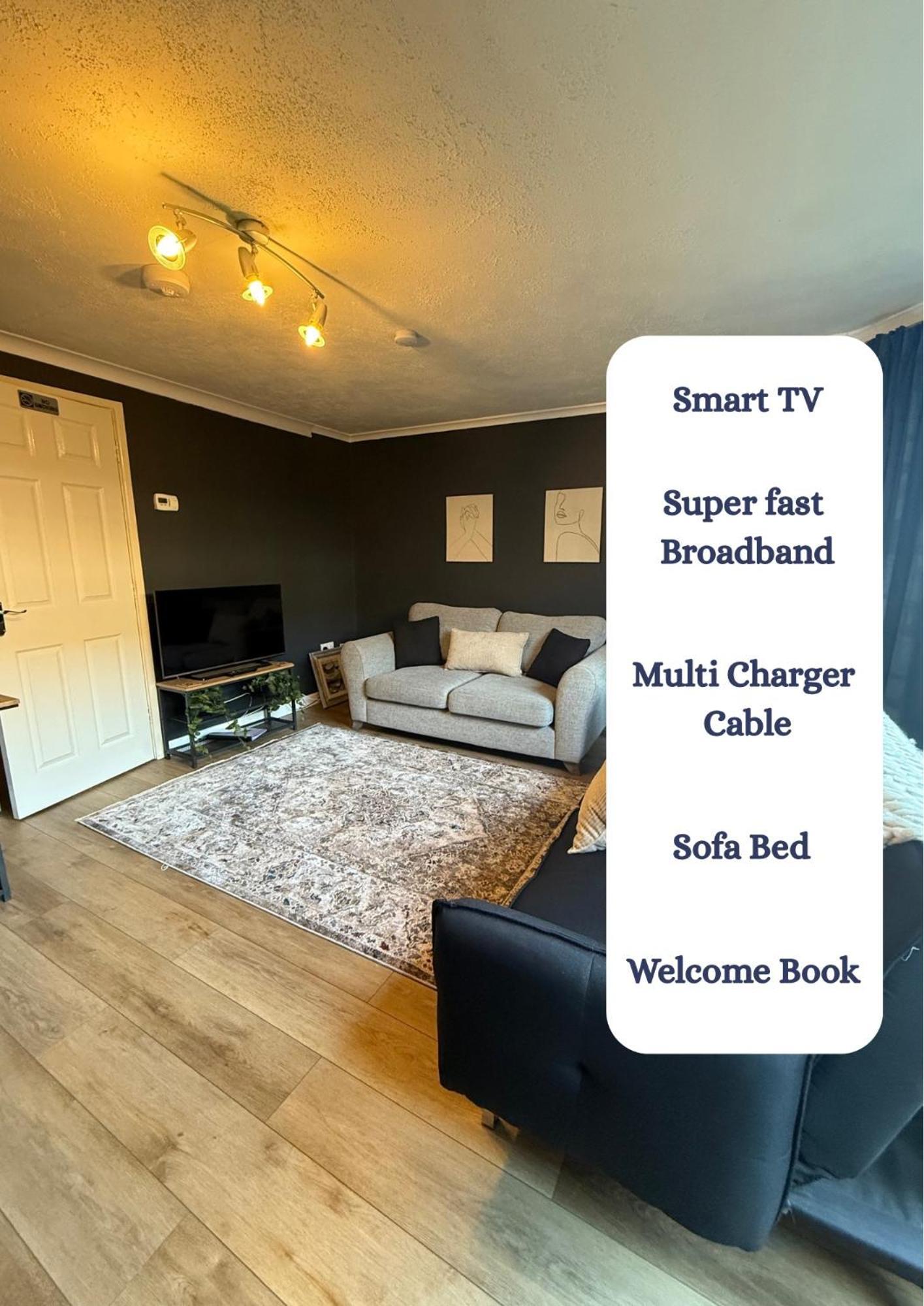 Chapel Court - Centre - Free Parking Available - Entire - Self Check-in - Outside Space - Free Wi-fi Apartamento *